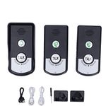 Wireless Intercom System, Wireless Intercom Doorbell 1500 Meters 2 Charging Methods Intercom for Security Intercom System