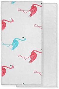 FANTAZIO Towels Kitchen Bar Mop Towels Flamingos Hand Towels