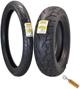 Pirelli Night Dragon Tire Set: 90/90-21 M/C 54H TL Front & 170/80B15 M/C 77H TL Rear Cruiser Motorcycle Tires - Superior Traction & Handling for High-Performance Cruisers w/Keychain