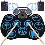 Electronic Drum Set, Portable Roll-