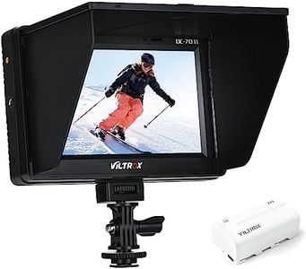 Viltrox DC-70 7 pollici HD Camera Video Field Monitor Supporta il segnale 4k per DSLR Canon Nikon Sony Olympus Panasonic Pentax, ingresso HDMI