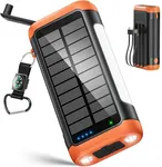 DJKK Solar Power Bank Portable Char