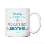 Best Brother mug | brothers stepbrother brother in law gifting ideas | sentimental personal mugs for brother presents Christmas birthdays | thank you bro