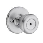 Kwikset 93001-926 Tylo Privacy Bed/Bath Knob in Satin Chrome