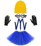 PIIDUOO Yellow Halloween Costume for Adult Women - Halloween Costumes Accesories Cosplay for Teen Girls