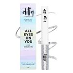 Elitty Starlight | Silver Coloured Glitter Intense Waterproof Liquid Eyeliner | Lasts Upto 12 Hours | Smudge Proof, Witch Hazel Infused, Quick Drying - 4ml