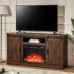 AMERLIFE Fireplace TV Stand with Sl