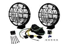 KC Hilites 151 Apollo Pro 6" 100W Round Driving Light Kit with Polymax Housing - Pair