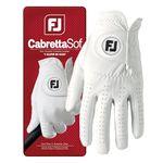 FootJoy CabrettaSof Golf Glove - Packaging May Vary, White