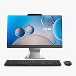 asus AIO A2302 21.5-Inch FHD All-in-One Desktop PC (Intel Pentium Gold 8505, 4GB RAM, 256GB SSD M2 NVMe, Intel UHD Graphics, Windows 11) - Black