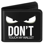 Pegmode Boys Wallet Cute Leather Bifold Wallet for Teen Boys Cool Funny Credit Card Cash Id Holder RFID Blocking Fun Black Bi Fold Small Wallets with Coin Pocket Slim Teens Little Boy Youth Guys