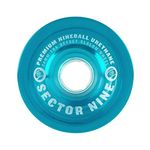 Sector 9 Unisex 74mm 78A Nineball Wheel Set, Adult, Blue, 74mm