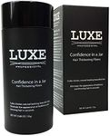 LUXE Hair Thickening Fibers - CONFIDENCE IN A JAR – 2 Months+ Supply! Multiple Colors Available (Black)