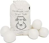 Wool Dryer Balls Organic XL 6-Pack 