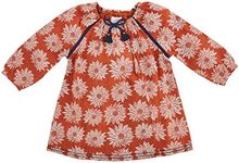 Mud Pie Baby Girls' One Size Floral Dress, Floral, 5 Years