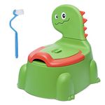 Child Potty Training Chair for Boys & Girls, Comfortable Non-Slip Seat for Toddler, Safe Potty Training Toilet Seat for Boys & Girls (Green)