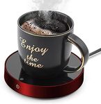 Coffee Mug Warmer and Smart Cup Warmer,Mug Warmer for Desk,Electric Beverage Warmer with 3 Temperature Settings with Auto On/Off, Auto Power-Off Protection Obtained RCM Certification (Red)