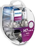 Philips 0730530 12972VPS2 VisionPlus +60% H7 Headlight Lamp Pack of 2