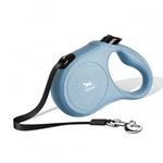 Petology Retractable Dog Leash | 5 Meter (16ft) Nylon Tape | for Dogs Upto 25kgs | Heavy Duty Rope, 360° Tangle-Free, One-Hand Brake & Lock System, Anti-Slip Comfortable Grip