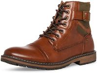 Madden Men's M-tittan Combat Boot, Cognac, 13