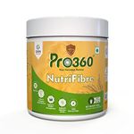 Pro360 NutriFibre Plant Based Water Soluble Prebiotic Dietary Fiber for Digestive Gut Health - Helps to Relief Constipation, Manage Diabetes, Weight Management (Unflavored) - 250g