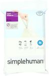 simplehuman Custom Fit Trash Can Liner N 45 Liters / 12 Gallons 20-Count (Pack of 2)