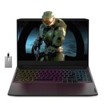 Lenovo IdeaPad Gaming 3 Laptop, 15.6" FHD 120Hz Display, AMD Ryzen 5 5600H, 64GB RAM, 2TB SSD, NVIDIA GeForce GTX 1650, Backlit Keyboard, HD Webcam, Wi-Fi 6E, Win 11, Black, 32GB Hotface USB Card