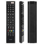 Universal Replacement for Hitachi/Bush/Polaroid TV Remote Control, RC4848F Remote Control Compatible with Hitachi/Polaroid/Bush Smart TVs, with 3 Popular Shortcut Buttons, No Setup Required