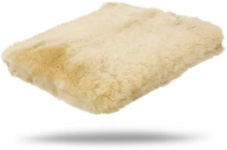 Maxshine Premium Sheepskin Wash Mitt Wool Car Wash Pad Super Soft, High Density, No Scratch and Lint Free Reusable