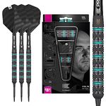 TARGET Darts Rob Cross Black Edition 24G 90% Tungsten Swiss Point Steel Tip Darts Set