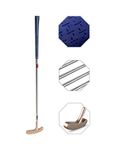 Two Way Junior Golf Putter Kids Putter Both Left and Right Handed Easily Use 3 Sizes for Ages 3-5 6-8 9-12 (Gold Head+Blue Grip, 25 inch,Age 3-5)