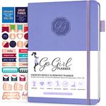 GoGirl Planner and Organizer for Women – Compact Weekly Planner, Goals Journal & Agenda to Improve Time Management & Productivity (Lavender)