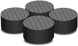 4Pcs Speaker Spikes Floor Protectors Shoes Mats Isolation Stand Foot Base Pads for Audio Turntable Speaker CD AMP (40x20mm)