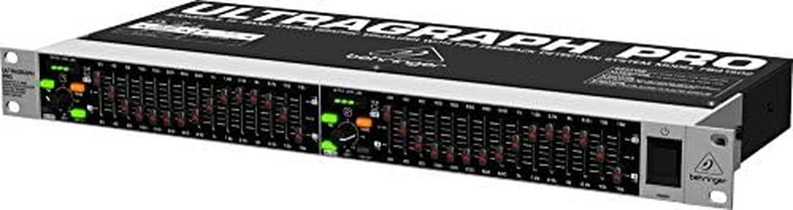 Behringer ULTRAGRAPH PRO FBQ1502 Audiophile 15-Band Stereo Graphic Equalizer with FBQ Feedback Detection System