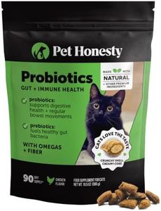 Pet Honesty Vet Backed Cat Probiotic Chews, Chicken, 90-Day Supply