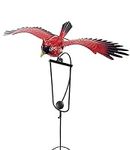 Red Carpet Studios Flying Cardinal Garden Rocker Wind Sculpture, Small