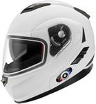 Motorcycle Helmet Bluetooth 5.0 Integrated New EPS FreedConn BM2-S Modular Flip Up Dual Visor Motorbike Helmet DOT FMVSS-218 Approved MP3 FM for Adults Men Women