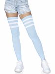 Leg Avenue Athlete Over The Knee Socks, O/S (Light Blue)