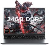 KAIGERR 2026 Gaming Laptop, 24GB DDR5 512GB NVMe SSD Laptop Computer with AMD Ryzen 7 H255(8C/16T, Up to 4.9GHz), 16.0 inch Windows 11 Laptop, Radeon RX Vega 8 Graphics,WiFi 6, Backlit KB