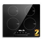 iBELL EMINENCE04 Induction Hob, Electric, 7200W, with Boost Function, 9 Level Power Setting, Toughened Glass and Touch Controls (Black)