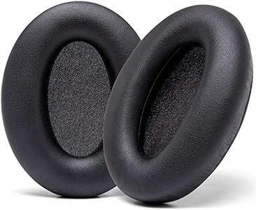 WC Wicked Cushions Replacement Ear Pads for Sony WH1000XM3 Over-Ear Headphones - Softer PU Leather Cushions, Luxurious Noise Isolating Memory Foam, Added Thickness (2021 Updated) (Black)