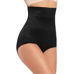 Joyshaper Women Tummy Control Knickers Shapewear Slimming Panties Shaping Briefs High Waist Underwear Butt Lifter Body Shaper Black-x Cross,XXL