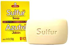 Grisi Bio Sulfur Soap with Lanolin 1-pack 4.4 Oz.