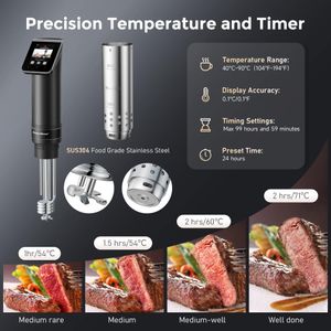 KitchenBoss Sous Vide WiFi Cooker – Precision Immersion Circulator
