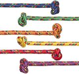 Champion Sports CHSCR8SET Braided Nylon Jump Rope, Colors, 8' Length, Assorted (Pack of 6)