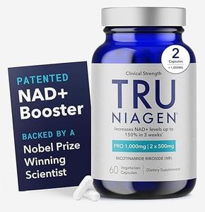 TRU NIAGEN PRO NAD+ Supplement for Anti Aging and Cell Regeneration, 2 x 500mg Patented Niagen, 30 Servings | Supports Cellular Energy | Nicotinamide Riboside (NR) Daily Supplements for Men and Women