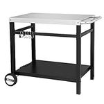 Royal Gourmet Dining Cart Table wit