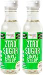 Wholesome Yum Keto Simple Syrup - Skinny Sugar Free Simple Syrup With Monk Fruit & Liquid Allulose - Natural Sweetener For Drinks, Cocktails, Coffee, & Cooking - Low Carb (12 fl oz, 2 Pack)