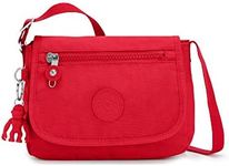 Kipling Sabian Crossbody Mini Bag, Red Rouge, 7.75"L x 5.75"H x 3.5"D