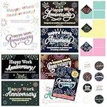 24 Pack Work Anniversary Cards for 